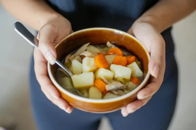 Zuppa di verze, patate e carote, ricetta piatto caldo per stomaco delicato